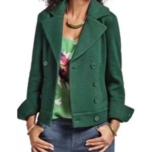 CAbi #3159 Double Breasted Sweater Pea Coat Love Carol Collection, Size Medium